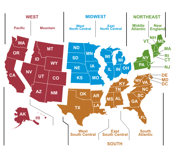 Map Of United States Climate Zones Direct Map