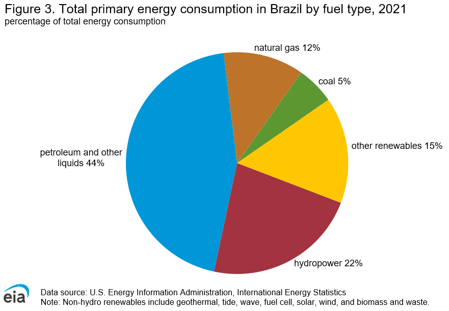 Structure of Energy Consumption in Brazil in 2007.